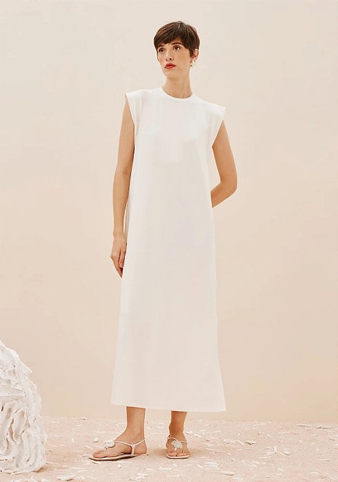 CACAY VESTIDO LONGO RETO MUSCLE TEE