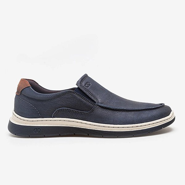 DEMOCRATA SAPATÊNIS CASUAL EASY LEAVE NAVY