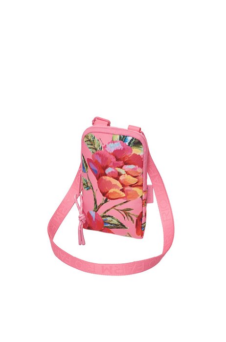 FARM ME LEVA BOLSA FARM ARPOADOR CÉU DE FLOR ROSA