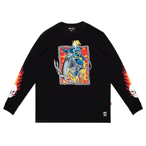 HIGH LONGSLEEVE GHOST RIDER BLACK