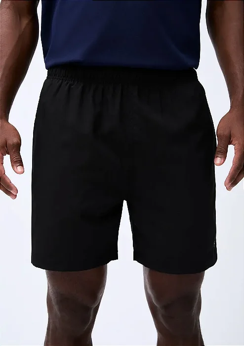 BERMUDA BÁSICA ESPORTIVA MASCULINA  - PRETO