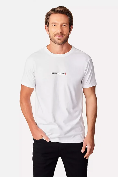 RESERVA CAMISETA SLIM ESTAMPA LIFE IS MY COACH