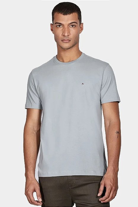 ARAMIS CAMISETA BÁSICA CINZA PRATA