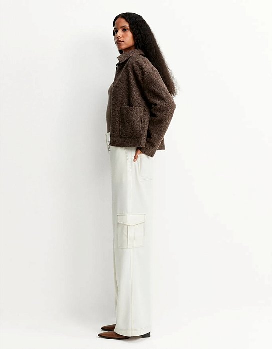 SHOULDER CALÇA CARGO PESPONTO