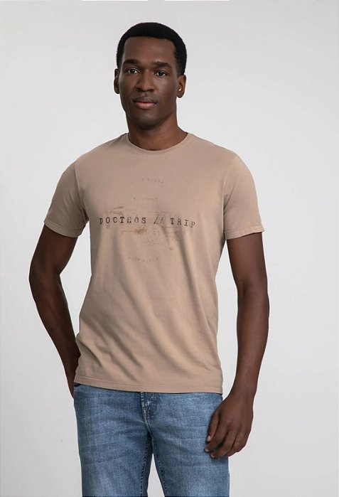 DOCTHOS CAMISETA SLIM MANGA CURTA COROA TRIP
