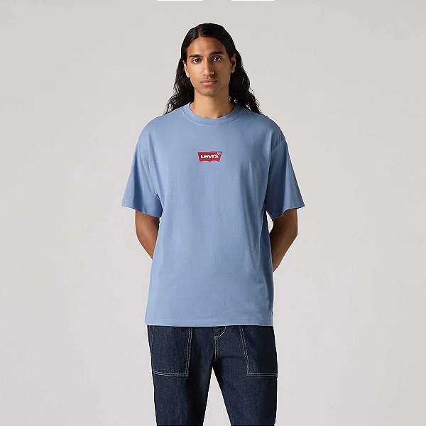 LEVI'S CAMISETA VINTAGE GRAPHIC TEE AZUL MANGA  CURTA
