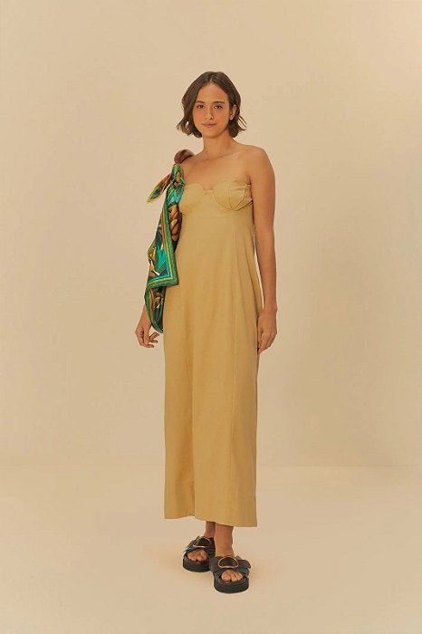 FARM VESTIDO CROPPED MEIA TAÇA