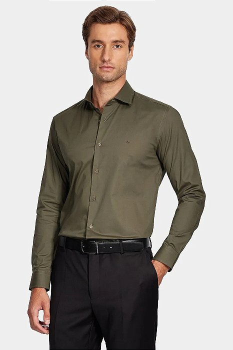 ARAMIS CAMISA SLIM TRICOLINE STRETCH (PA) VERDE