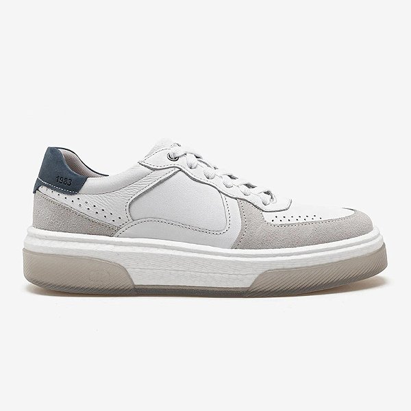 DEMOCRATA TENIS DENIM BEAT PULSE BRANCO
