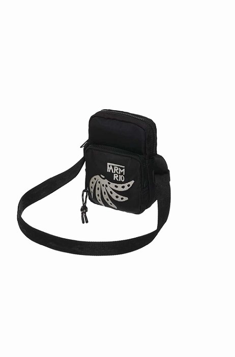 FARM ME LEVA BOLSA FARM DA GEMA GRÁFICO TROPI PRETA