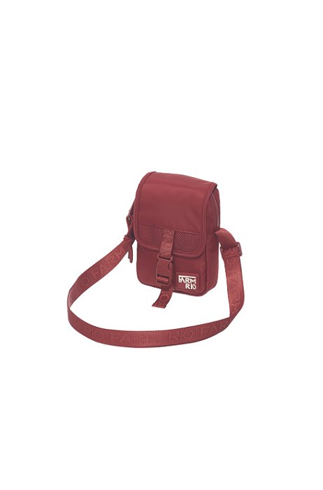 FARM ME LEVA BOLSA FARM FERVO GRÁFICO TROPI VINHO