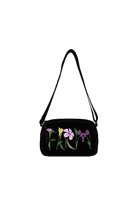 FARM ME LEVA BOLSA FARM CHAMEGO ROMANCE EM FLOR PRETA
