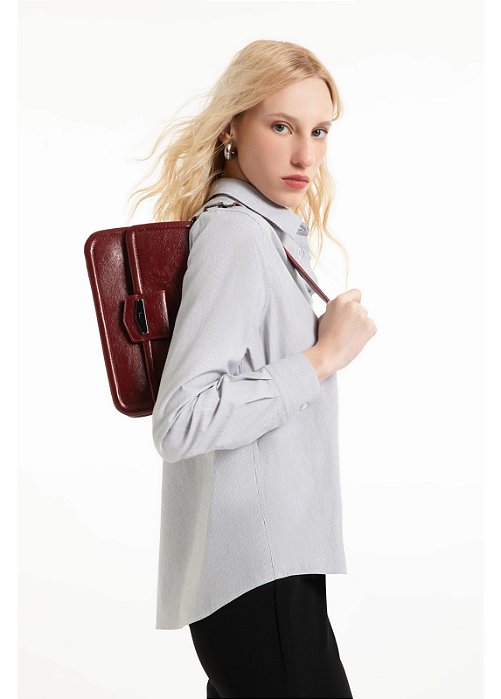 ELLUS BOLSA HANDBAG MEGAN BORDEAUX