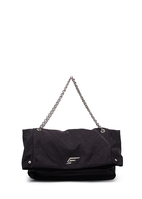 ELLUS NYLON SHOULDER BAG VALERIE ELLUS - PRETO