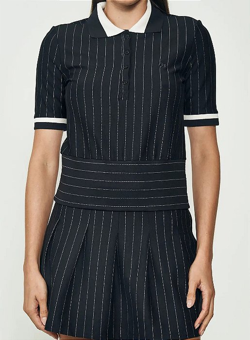 COLCCI BLUSA COM DETALHE EM LISTRAS