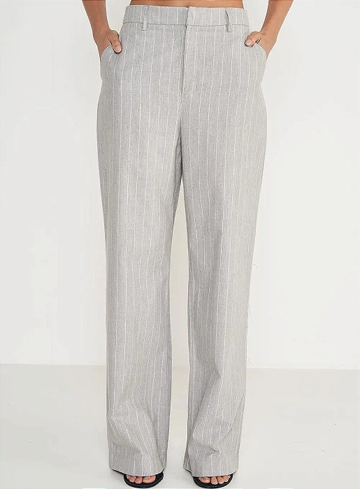COLCCI CALÇA WIDE LEG LISTRAS