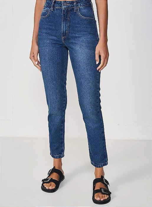 COLCCI CALÇA JEANS MOM CROPPED ESSÊNCIA VINTAGE