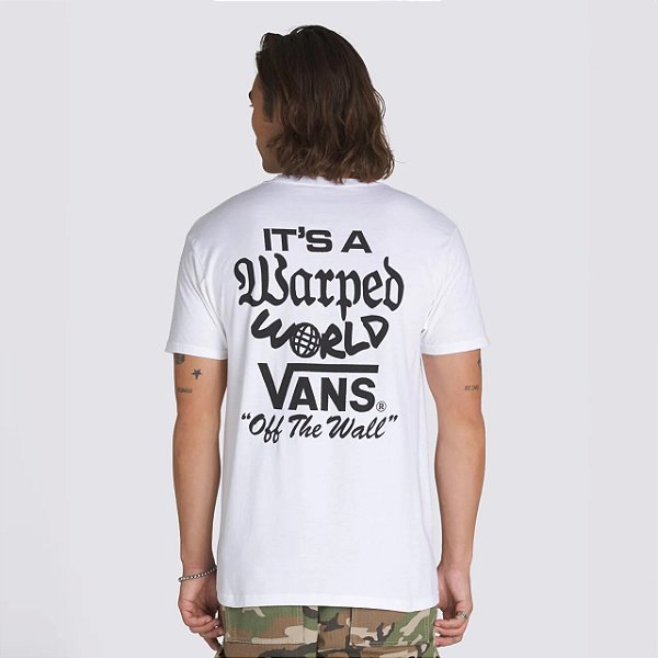 VANS WARPED WORLD SS WHITE