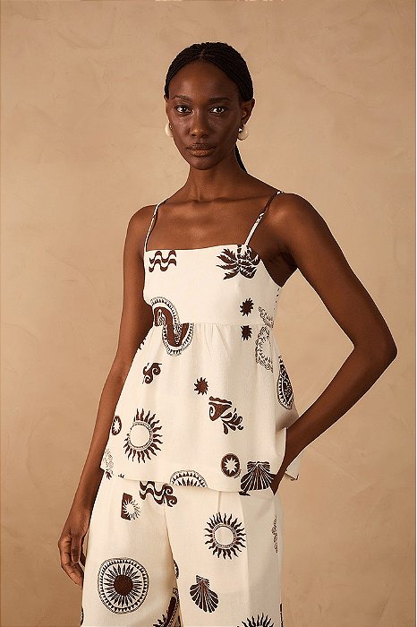 DRESS TO BLUSA ESTAMPA SOL RIO