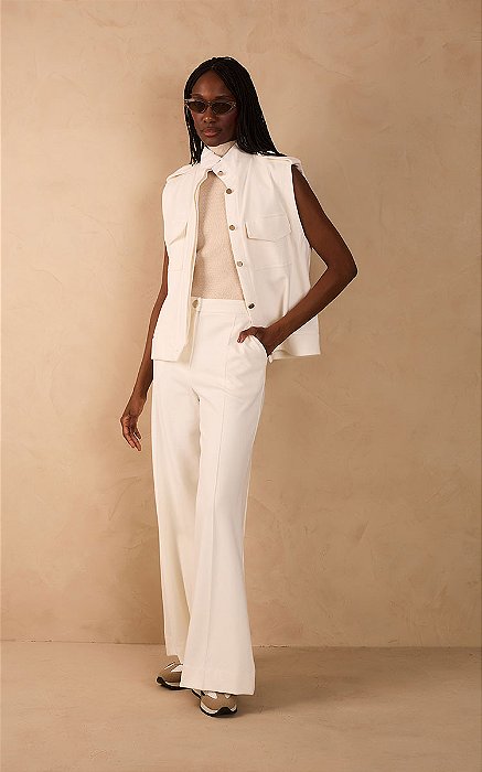 DRESS TO CALÇA ALFAIATARIA - OFF WHITE