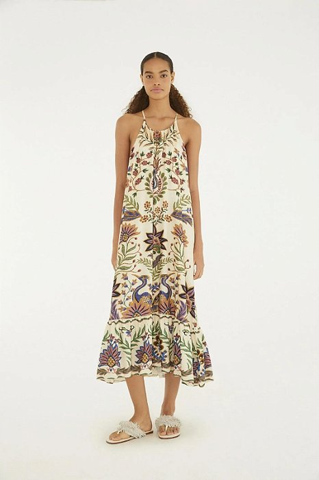 FARM VESTIDO CROPPED JARDIM MARAVILHOSO