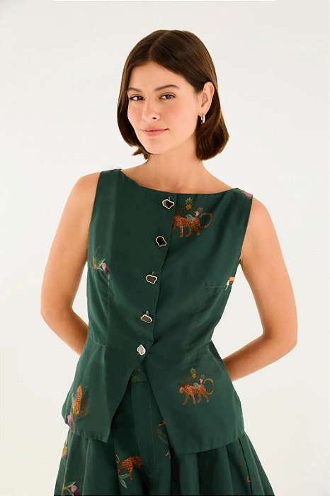 FARM BLUSA COLETE FLORESTINHA