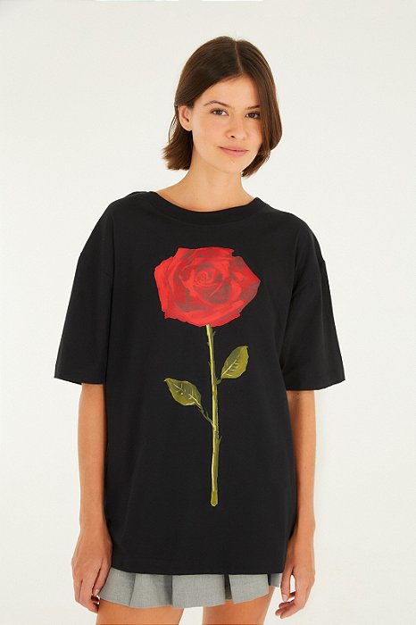 FARM T-SHIRT MÉDIA ROSA