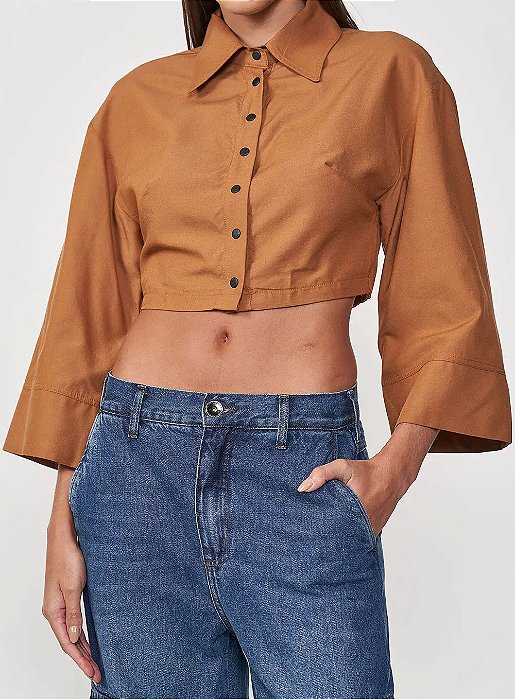 COLCCI CAMISA MARROM EVERMOR