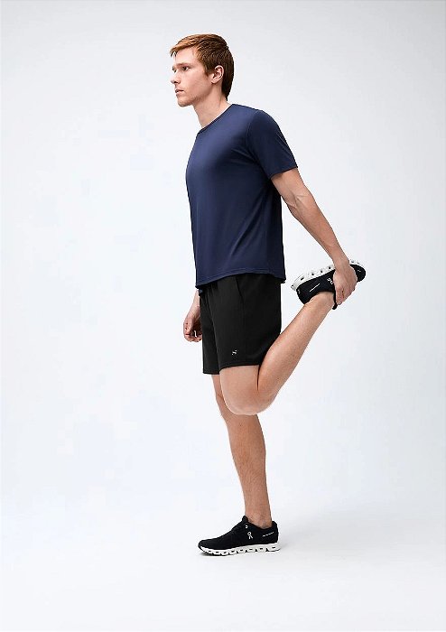 HERING SPORTS BERMUDA ESPORTIVA BÁSICA MASCULINA EASY CARE - PRETO