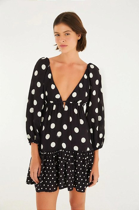 FARM VESTIDO CURTO PATCH POA