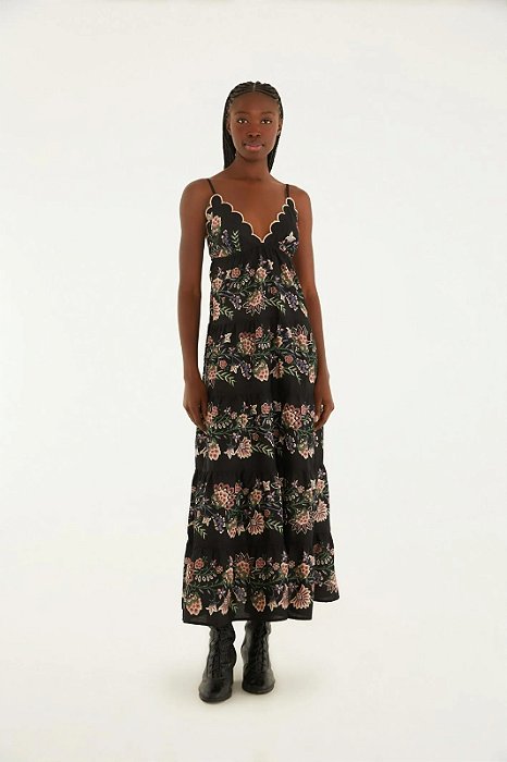 FARM VESTIDO LONGO JARDIM MARAVILHOSO