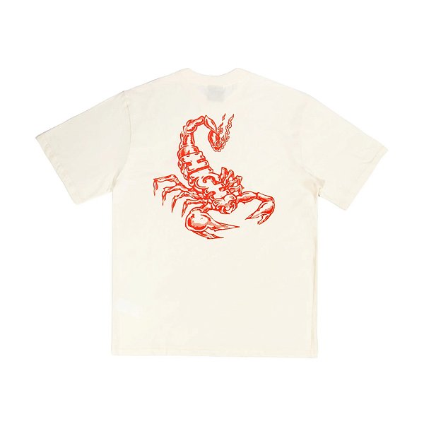 HIGH TEE SCORPION WHITE/RED