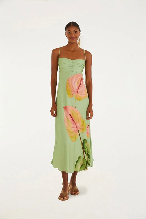 FARM FARM VESTIDO CROPPED ANTURIO