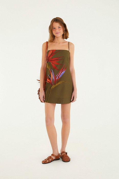 FARM VESTIDO CURTO MAXI ESTRELICIA