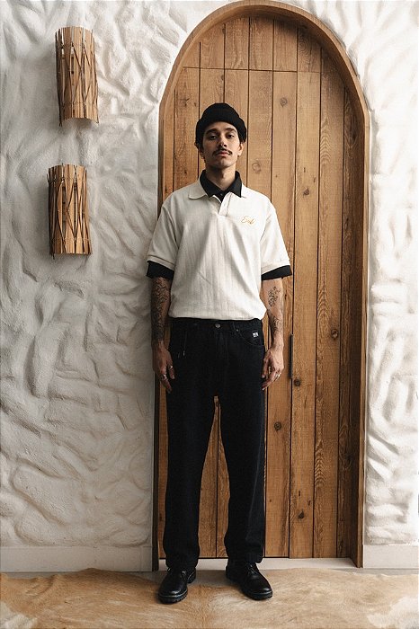 SUBURB POLO SMALL LOGO - OFF WHITE
