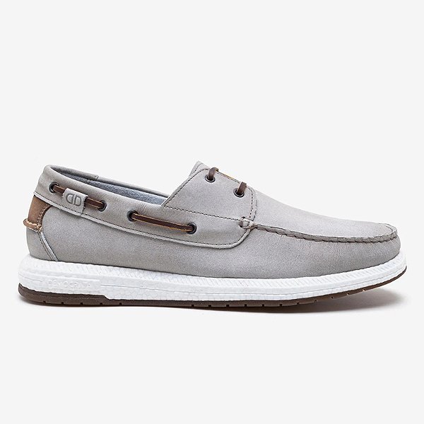 DEMOCRATA MOCASSIM EASY FLOP PULSE - CINZA