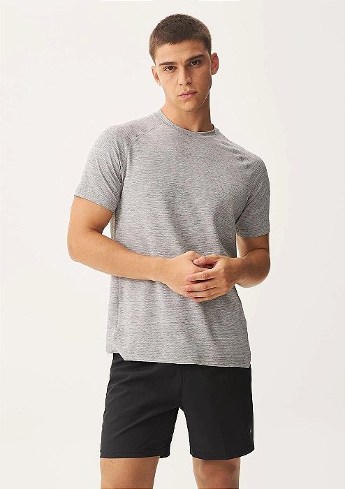HERING SPORTS CAMISETA ESPORTIVA MASCULINA MOOVE SECAGEM RÁPIDA - CINZA
