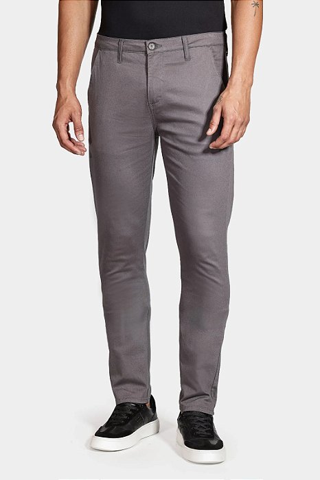 ARAMIS CALÇA COLOR CHINO CLASSICA CHUMBO