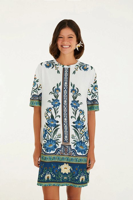 FARM VESTIDO T-SHIRT BASICO MANOELA