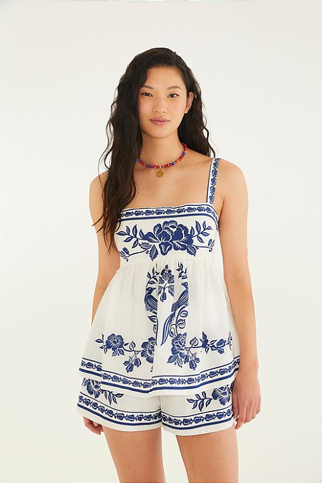 FARM BLUSA NOITE DE PASSAROS