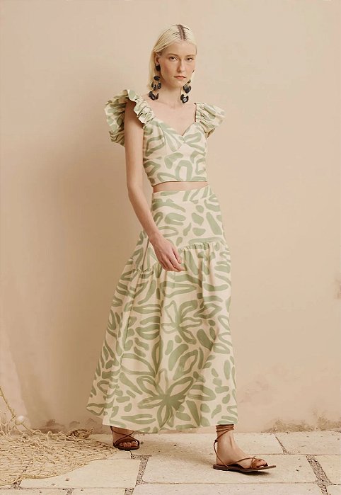 CACAY SAIA MIDI PALA - VERDE MEDIO