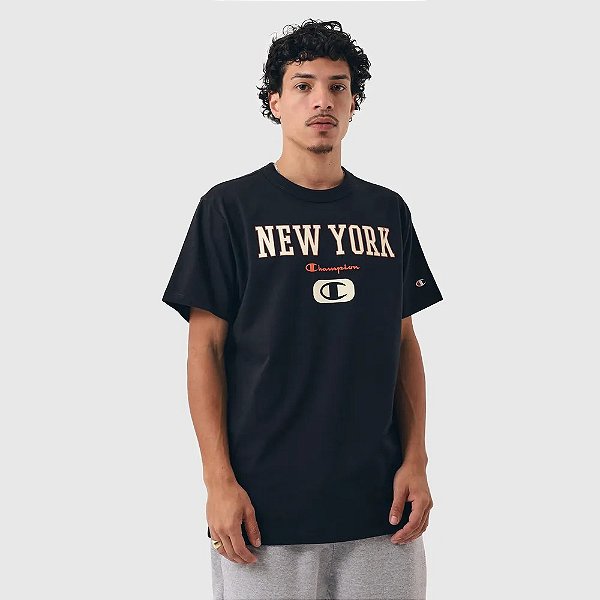 CHAMPION CAMISETA CHAMPION MC NEW YORK BLACK