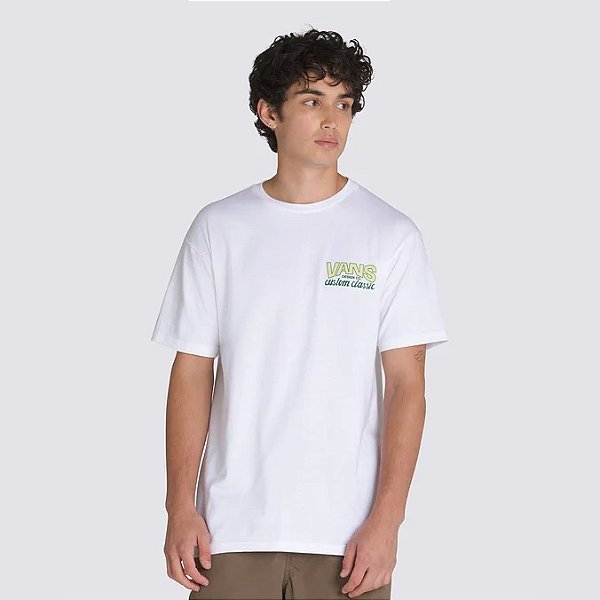 VANS CAMISETA SS SHOP FRONT WHITE SUNNY YELLOW
