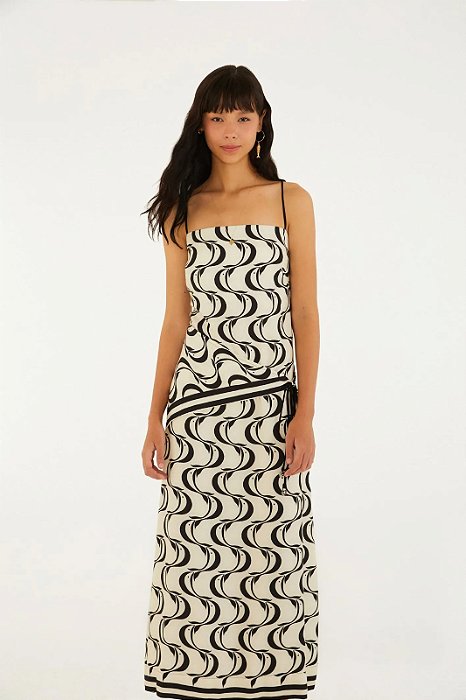 FARM VESTIDO LENCO PEIXE COPA