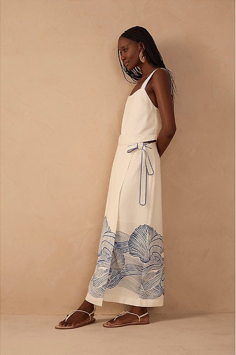 DRESS TO CONJUNTO LINHO ESTAMPA MERGULHO