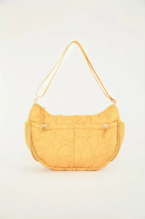 FARM ETC BOLSA FARM BANANA G LISOS PUFFER AMARELA