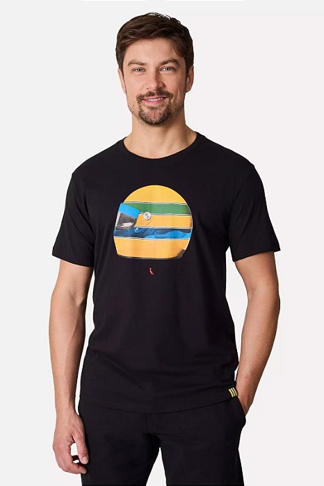 RESERVA CAMISETA ESTAMPADA PICA PAU CAPACETE SENNA