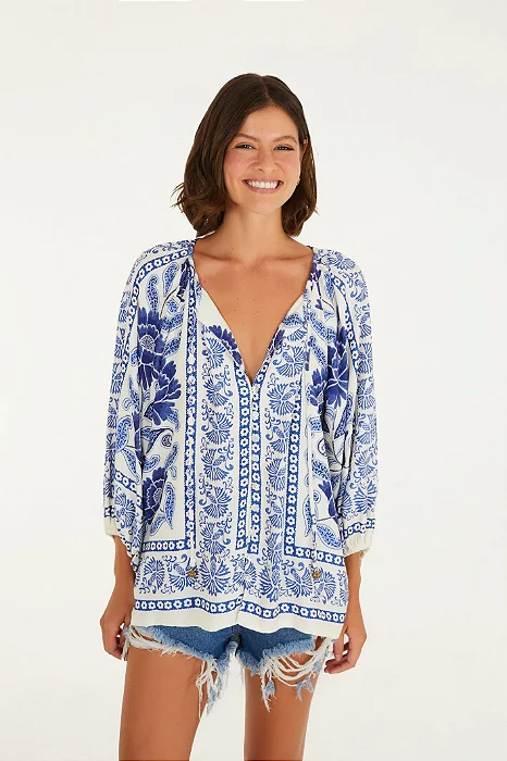 FARM SHORT JEANS CURVA ESTONADO