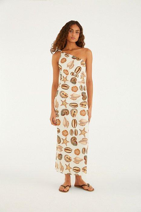 FARM VESTIDO RETO CONCHAS