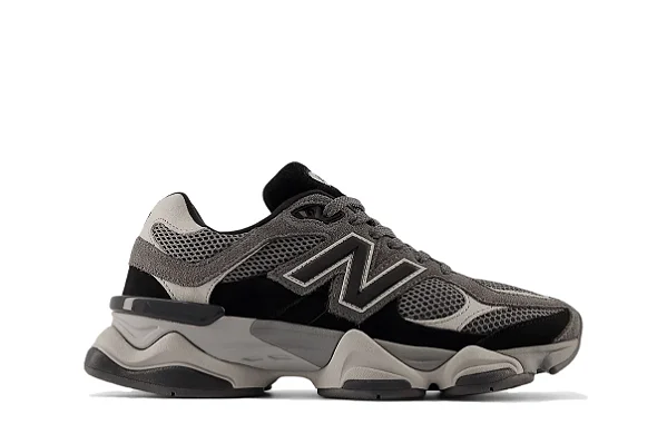 NEW BALANCE TENIS NB 9060 UNISEX CINZA E PRETO